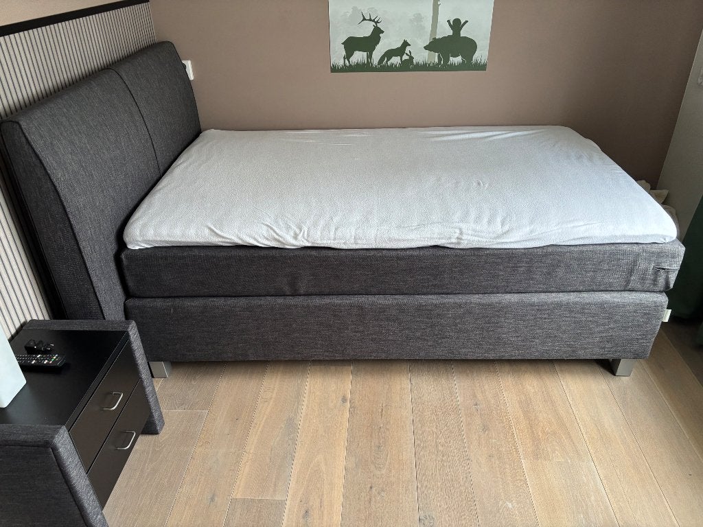Twijfelaar bed, Ophalen, Gebruikt, Twijfelaar, 120 cm