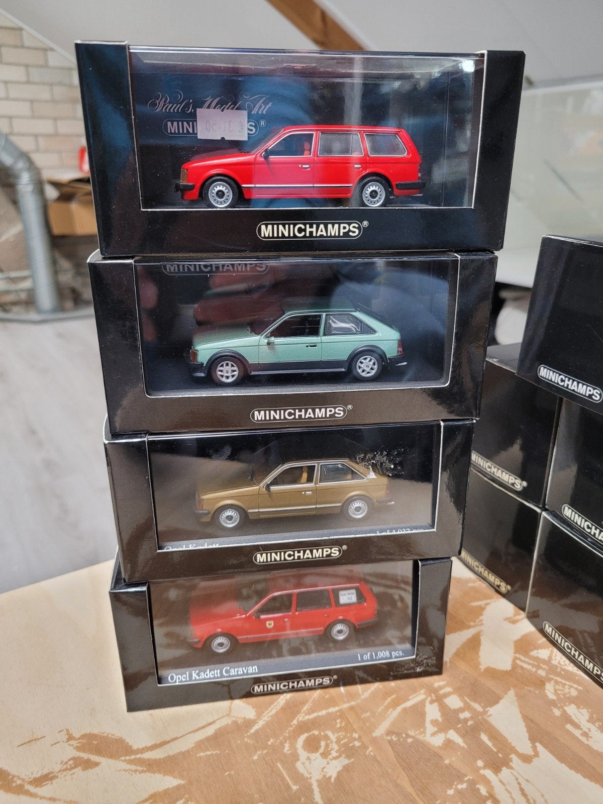 opel kadett D minichamps 1:43, Ophalen of Verzenden, Zo goed als nieuw, Auto, MiniChamps