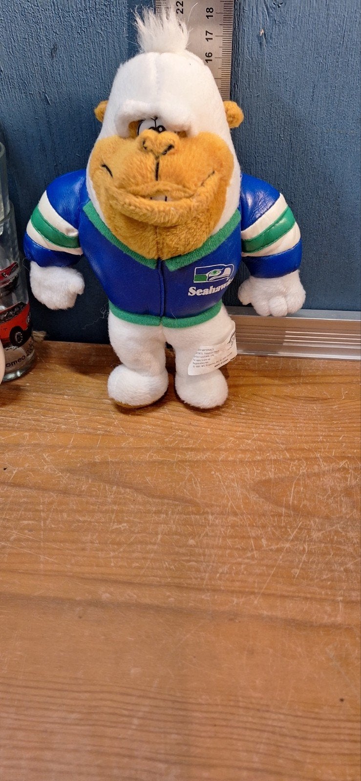 NFL Seatle Seahawks knuffel uit 2001 (3526), ., Overige typen, Ophalen of Verzenden, Zo goed als nieuw