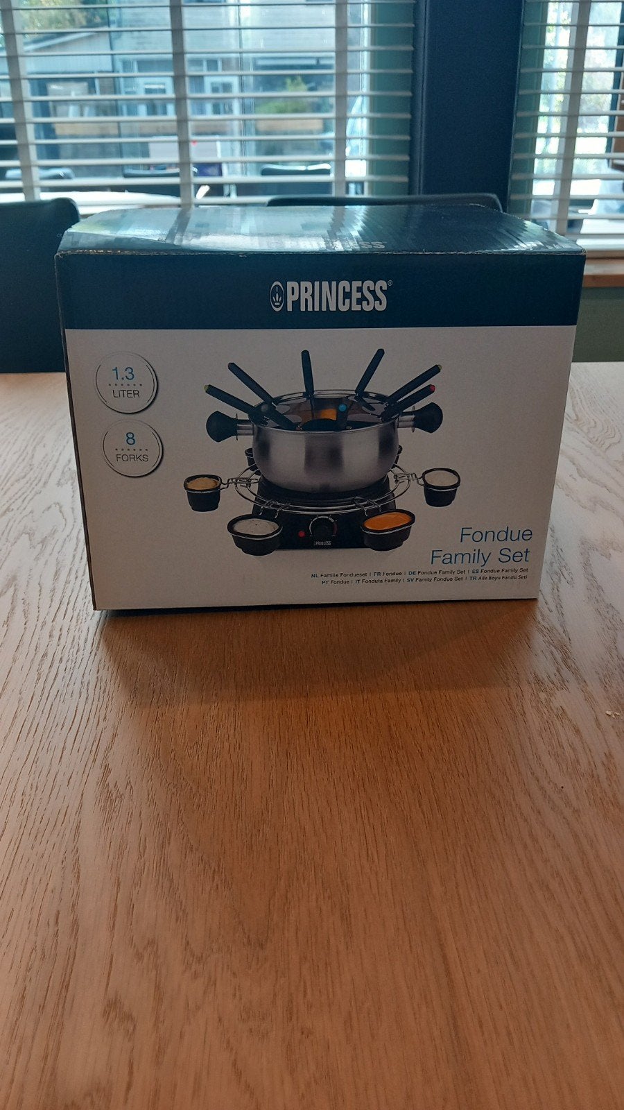 Princess Fondue Family Set - 1.3L, 8 vorken, 1400W, Witgoed en Apparatuur, Ophalen of Verzenden, Nieuw, Elektrisch, Fondueset