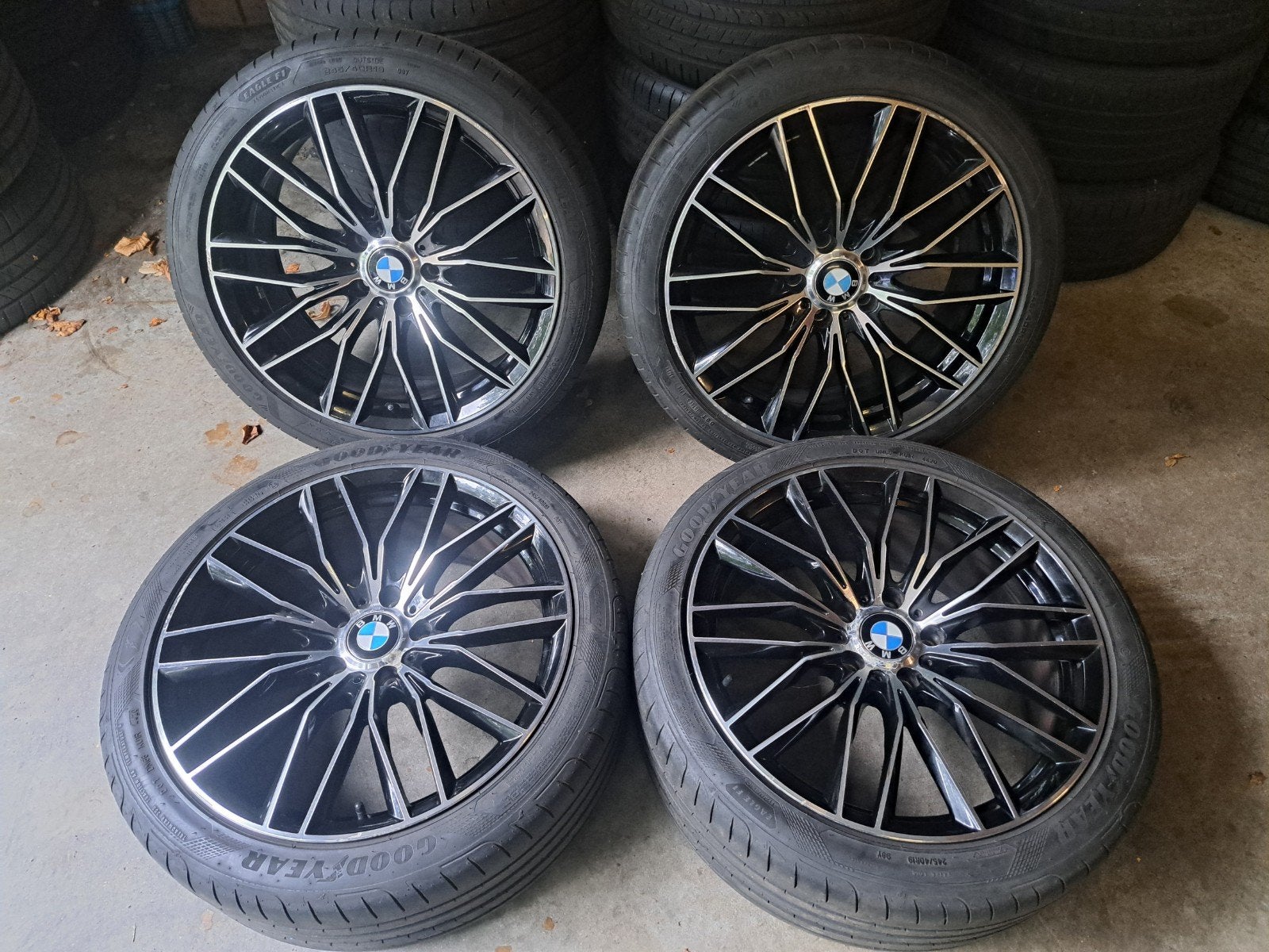 BMW 5 SERIE F10 F11 19 INCH SPORTVELGEN 245 40 19 Goodyear, Auto-onderdelen, Banden en Velgen, Personenwagen, Zomerbanden, Ophalen