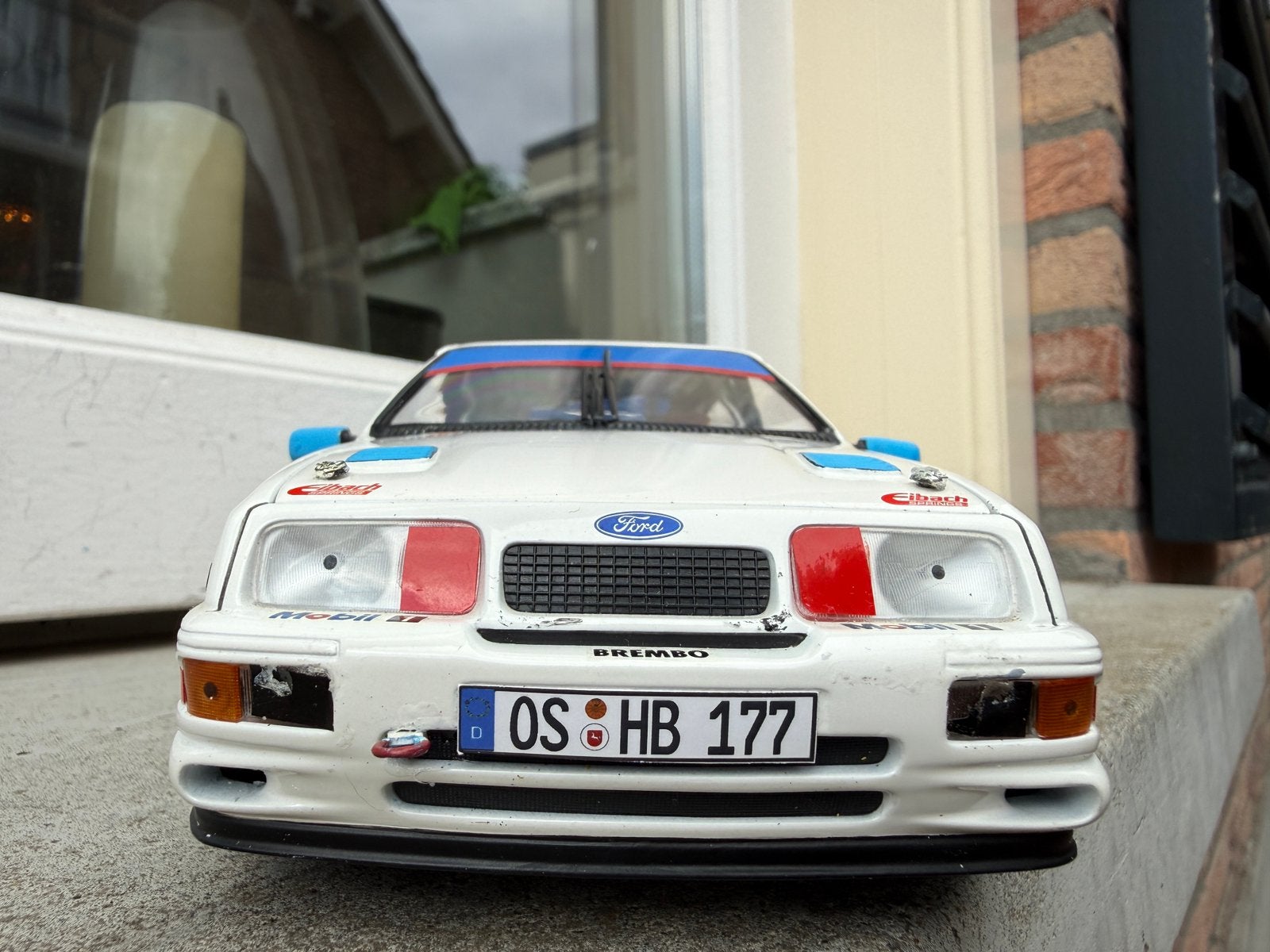 1:18 Ford Sierra RS Cosworth Rally #8 Minichamps, Minichamps, Gebruikt, Auto, Ophalen of Verzenden
