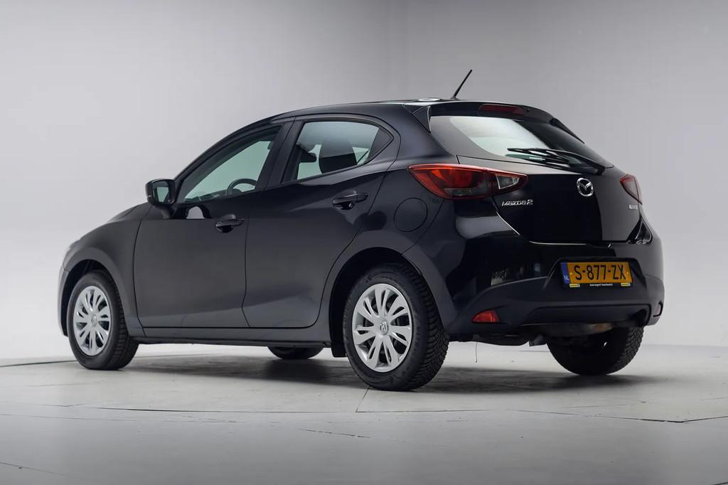 Mazda 2 1.5 Skyactiv-G S [ Cruise, Bluetooth, LM-Velgen ], 4 cilinders, Zwart, Bedrijf, Handgeschakeld