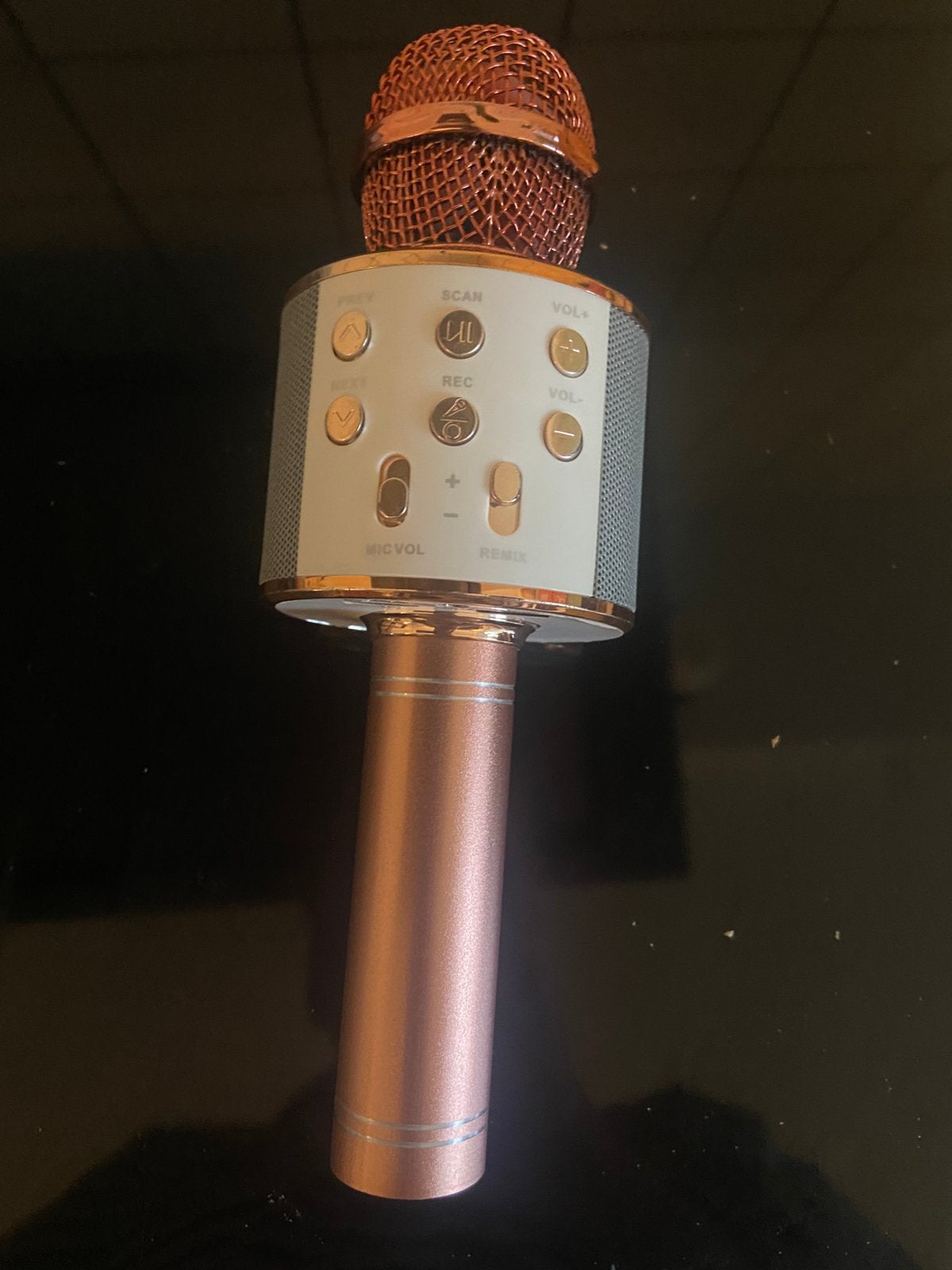 Microfoon, Audio, Tv en Foto, Karaoke-apparatuur, Ophalen of Verzenden, Zo goed als nieuw, Microfoon(s)