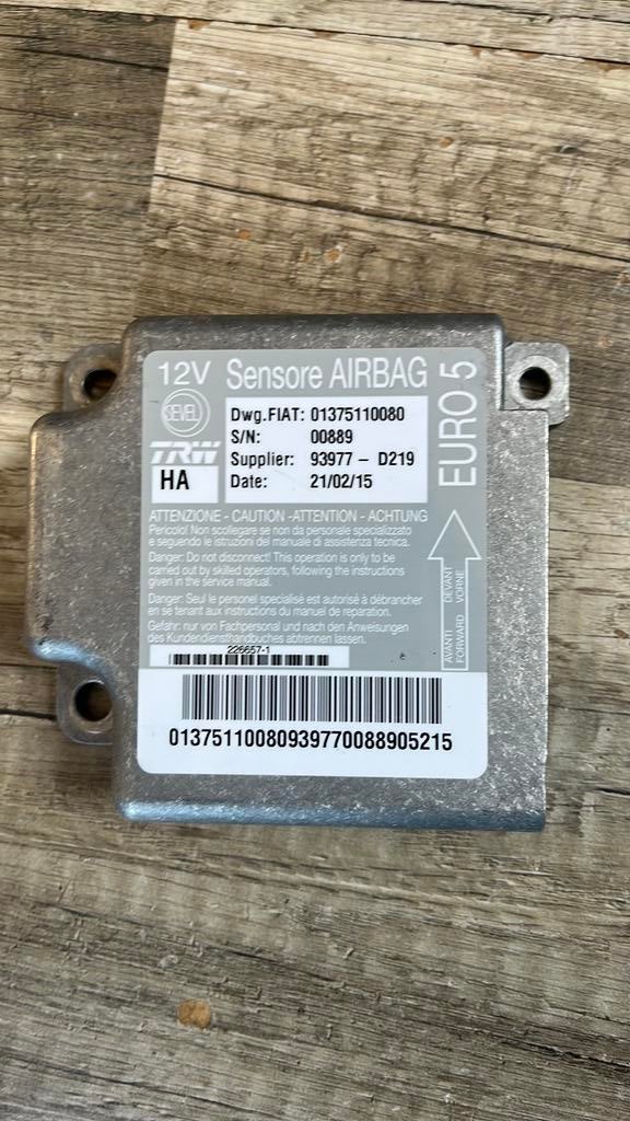 Ducato / Boxer / Jumper Airbag module reparatie B0100-49, Ophalen, S, S, S