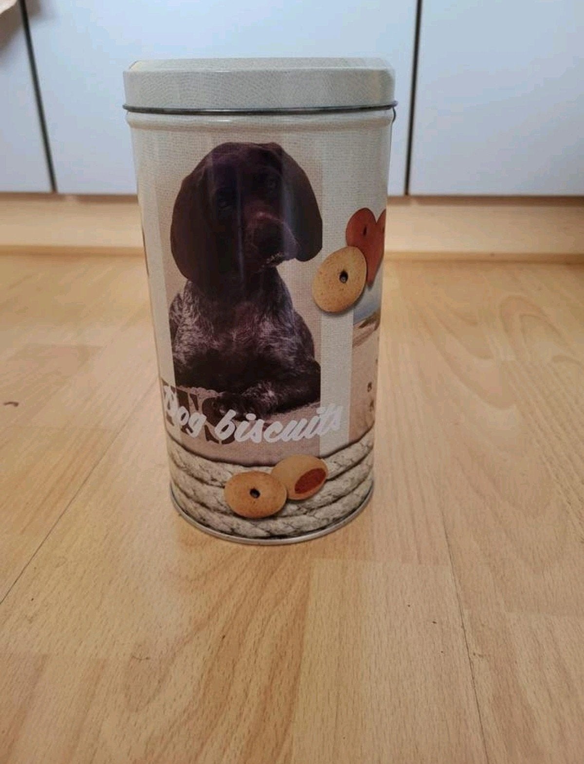 Groot blik voor hondenkoekjes, Ophalen of Verzenden, Nieuw