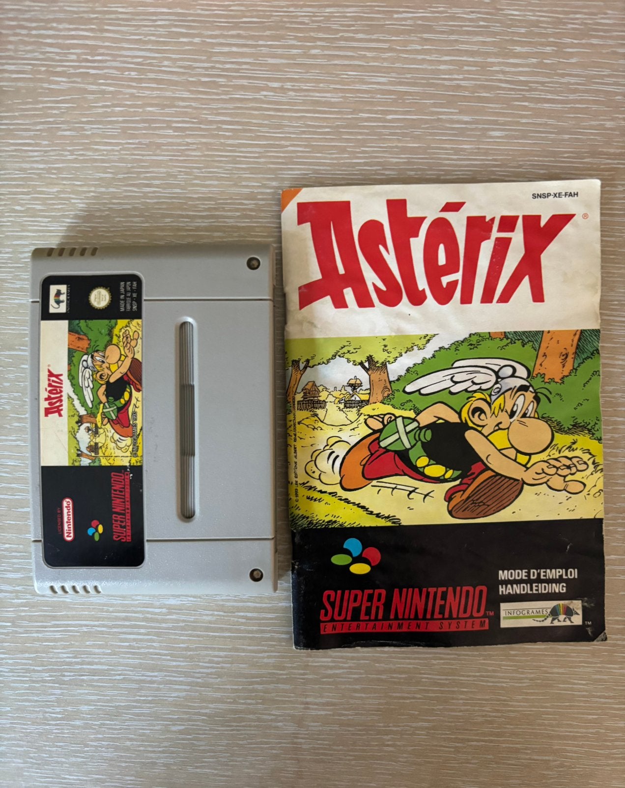 Aterix + manual SNES, Avontuur en Actie, Gebruikt, 1 speler, Eén computer