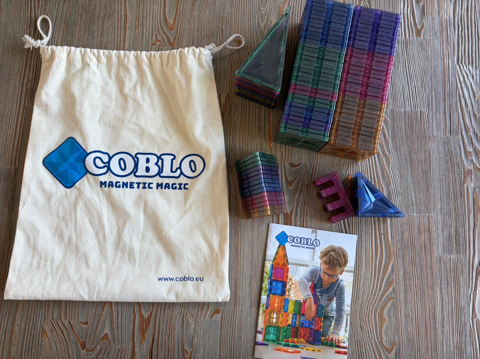 Coblo magneten pastel 100 stuks, Ophalen of Verzenden, Zo goed als nieuw