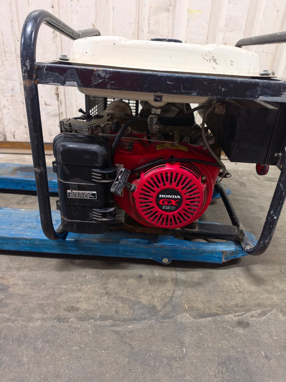 Europower EP6000-25 aggregaat 6KvA - e start - Honda GX390, Benzine, ., Ophalen of Verzenden, 5 tot 10 kVA