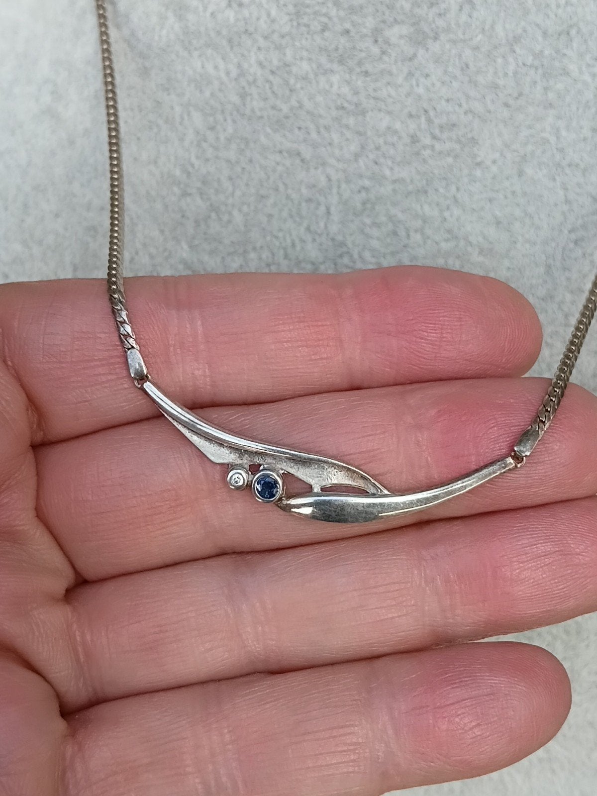 mooie zilveren ketting van Teka, Verzenden, Zilver