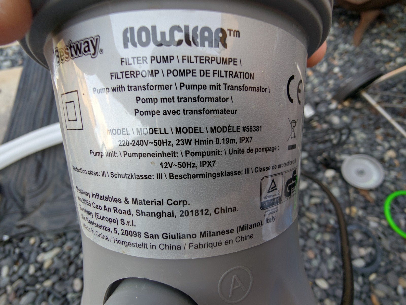 Zwembadverwarming en filterpomp (Bestway/Intex), Ophalen, Gebruikt, Verwarming