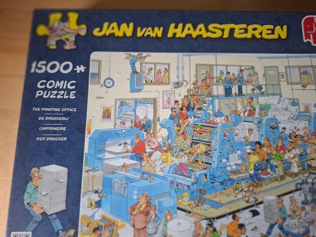 Jan van Haasteren de drukkerij, Ophalen of Verzenden, 500 t/m 1500 stukjes, Gebruikt