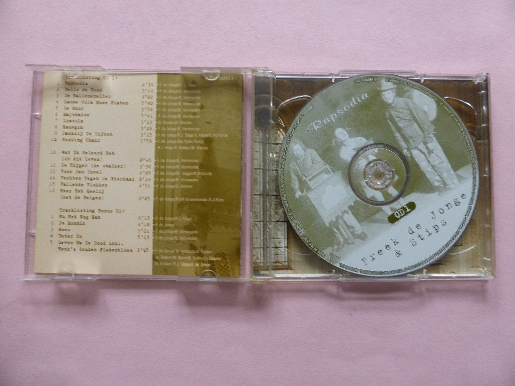 Freek de Jonge & Stips “Rapsodia” CD , Ophalen of Verzenden, Zo goed als nieuw, Levenslied of Smartlap