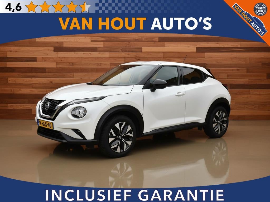 Nissan Juke 1.0 DIG-T Acenta | CARPLAY | CAMERA | TREKHAAK, Voorwielaandrijving, Stof, Met garantie (alle), 116 pk