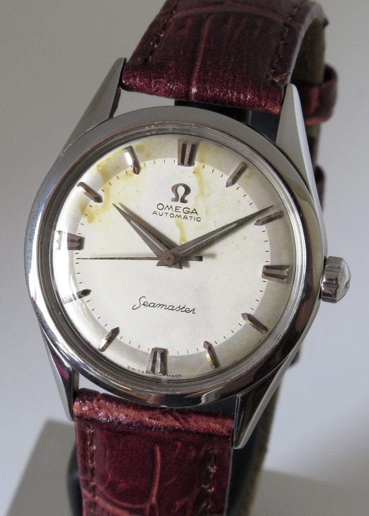 Omega Seamaster Automatic; 1958; staal; 2802-7SC; prima!!, Sieraden, Tassen en Uiterlijk, Horloges | Antiek, Staal, Met bandje