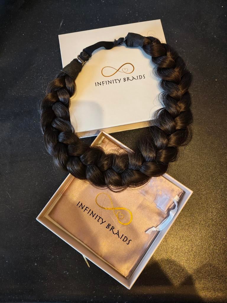Infinity braids color Havana roots, Ophalen, Zo goed als nieuw, Parfumfles