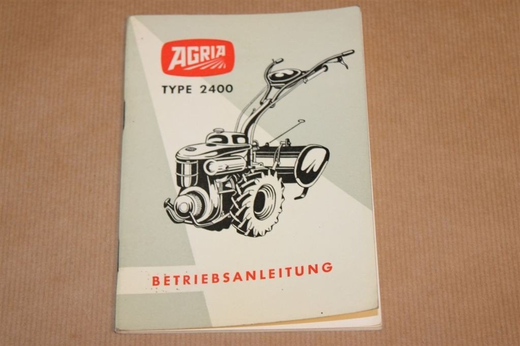 Oude handleiding - Agria Tuinfrees - circa 1965, Ophalen of Verzenden, Zo goed als nieuw, Bouwkunde