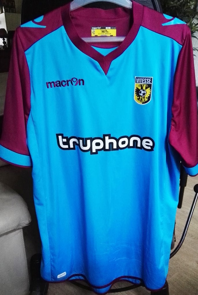 shirt; Vitesse, Macron, 2XL, nieuwstaat, Ophalen of Verzenden, Zo goed als nieuw, Vitesse, Shirt