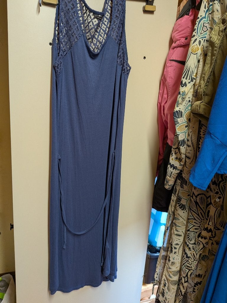 jurk maat m, Kleding | Dames, Maat 38/40 (M), Blauw, Ophalen of Verzenden, Zo goed als nieuw