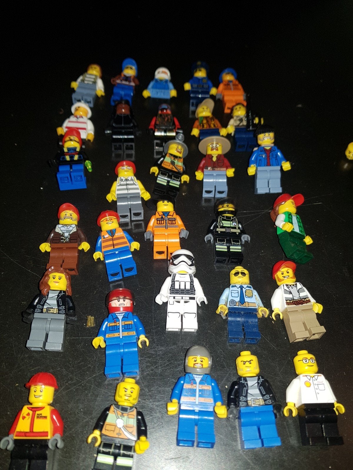 Partij Lego City en poppetjes etc. Jaren 90, 2000 partij, Lego, Ophalen of Verzenden, Losse stenen, Compleet