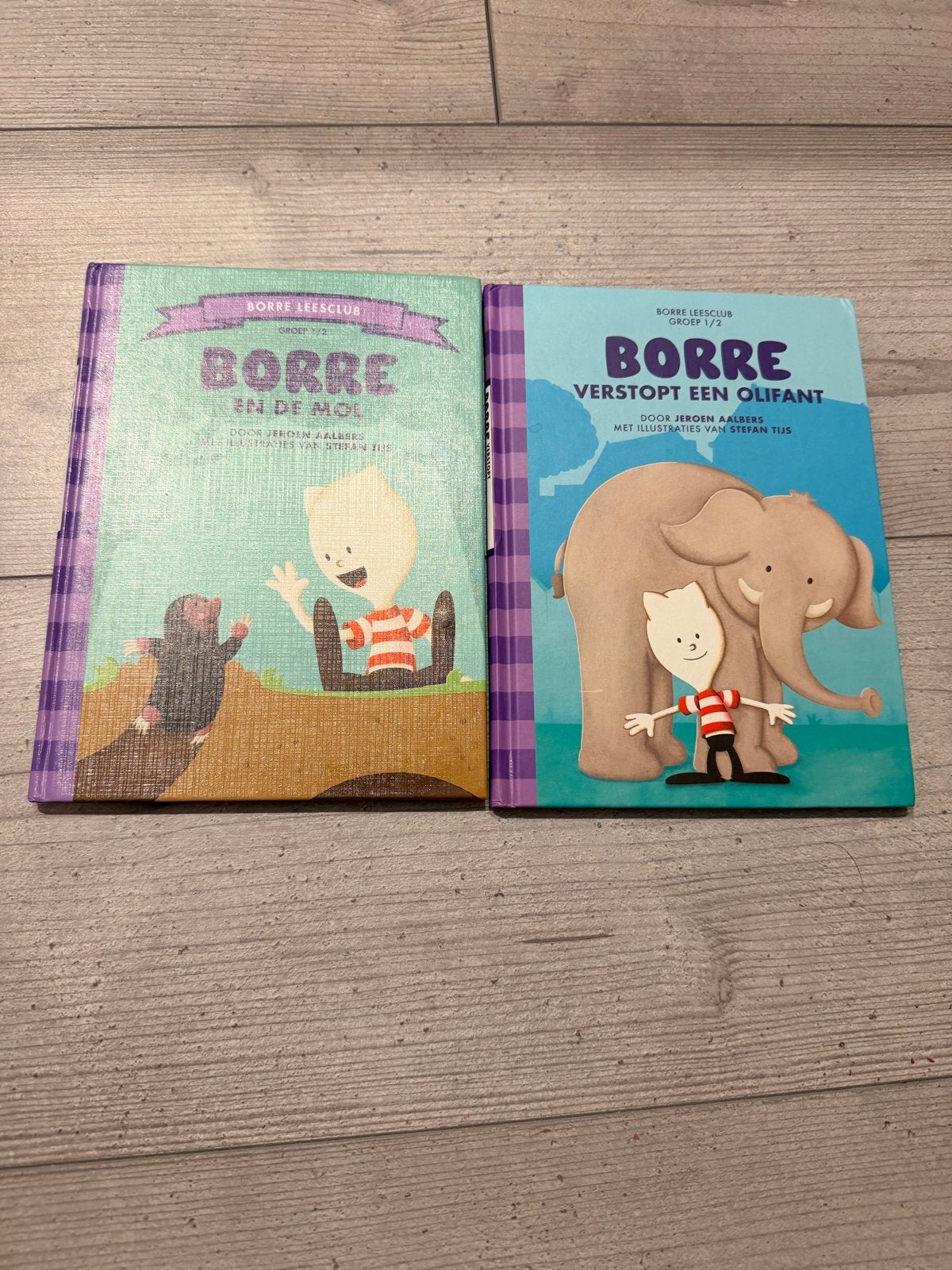 Borre Leesclub Boeken: Borre en de Mol & Borre Verstopt een, Ophalen of Verzenden, Zo goed als nieuw, Fictie algemeen