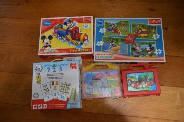 Verschillende kinder puzzels van, Ophalen of Verzenden, 10 tot 50 stukjes, Zo goed als nieuw