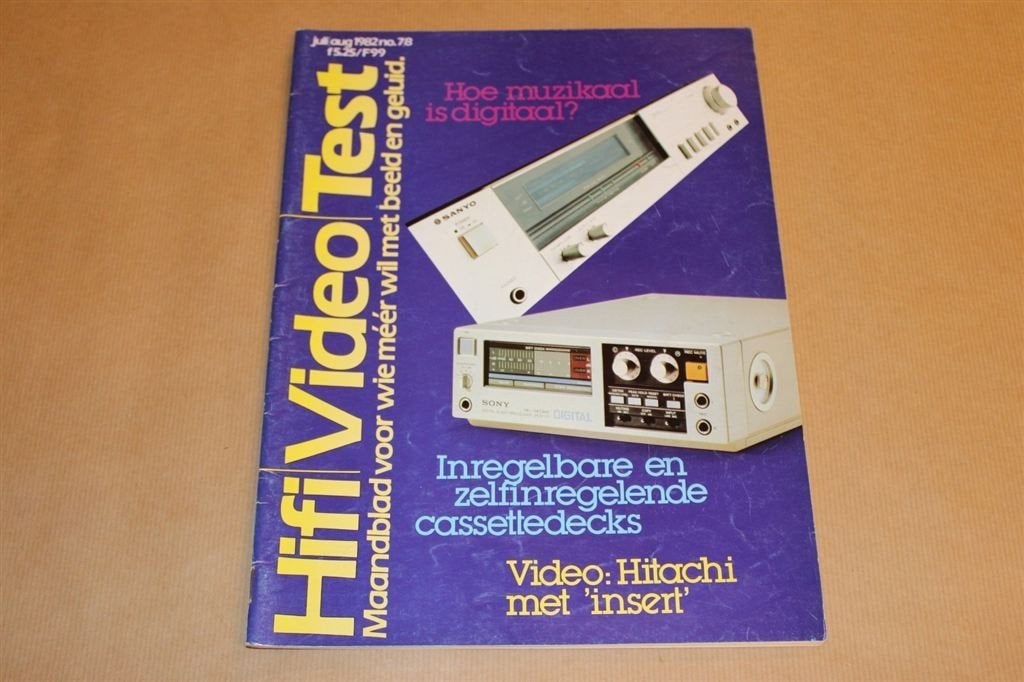 Magazine Hifi Video Test - nr. 7/8 - 1982, Ophalen of Verzenden, Zo goed als nieuw