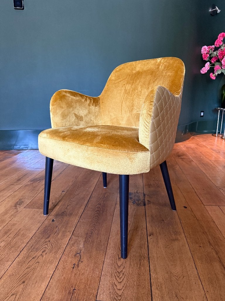 Set van 8 luxe eetkamerstoelen – velours –  horecakwaliteit, Ophalen, Overige kleuren, Stof, Vijf, Zes of meer stoelen