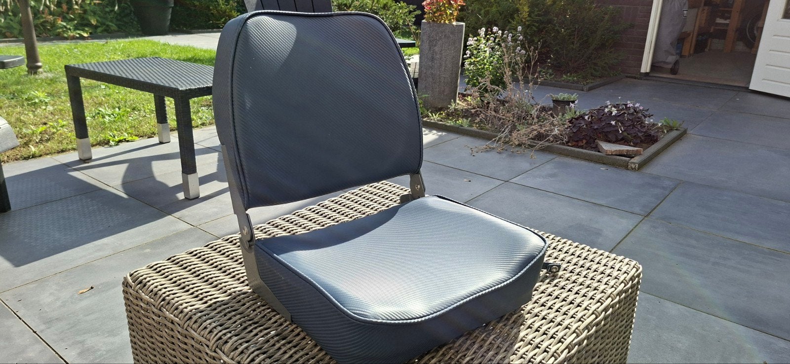 Opvouwbare bootstoel - Blauw (40cm hoog), Ophalen of Verzenden, Nieuw