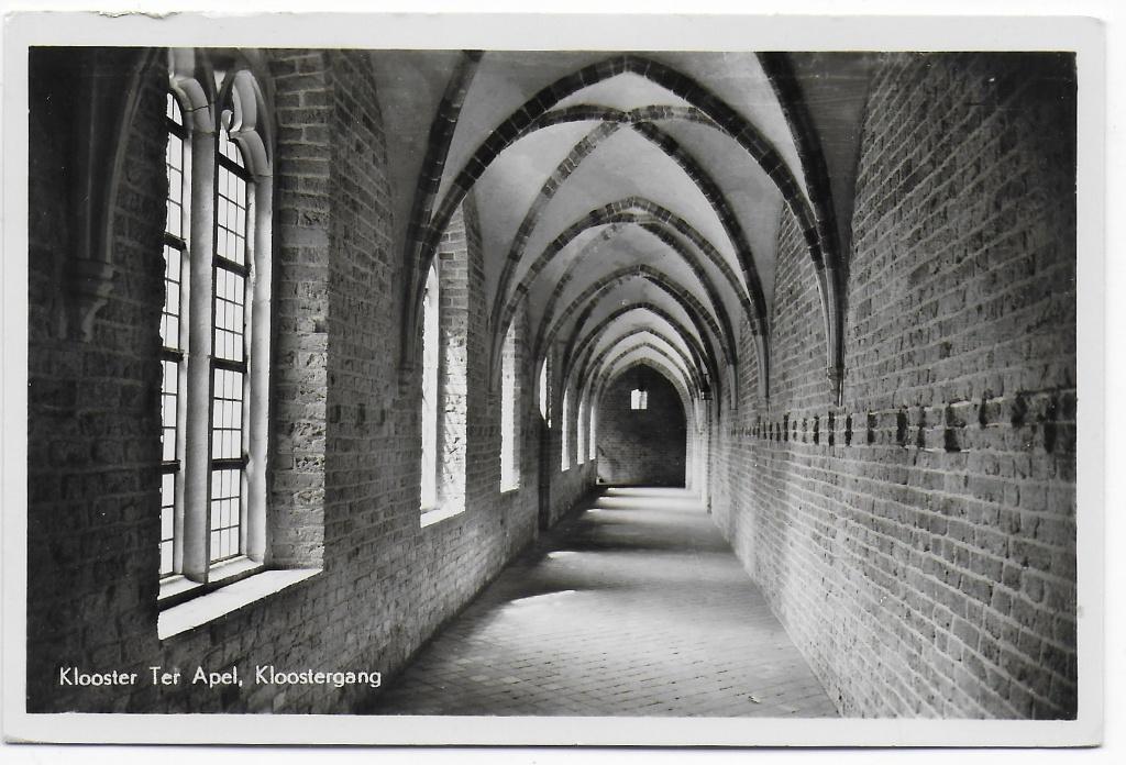 Ter Apel Kloostergang Oude Ongelopen Ansichtkaart (B5035 ), Ophalen of Verzenden, 1980 tot heden, Gelopen, Groningen