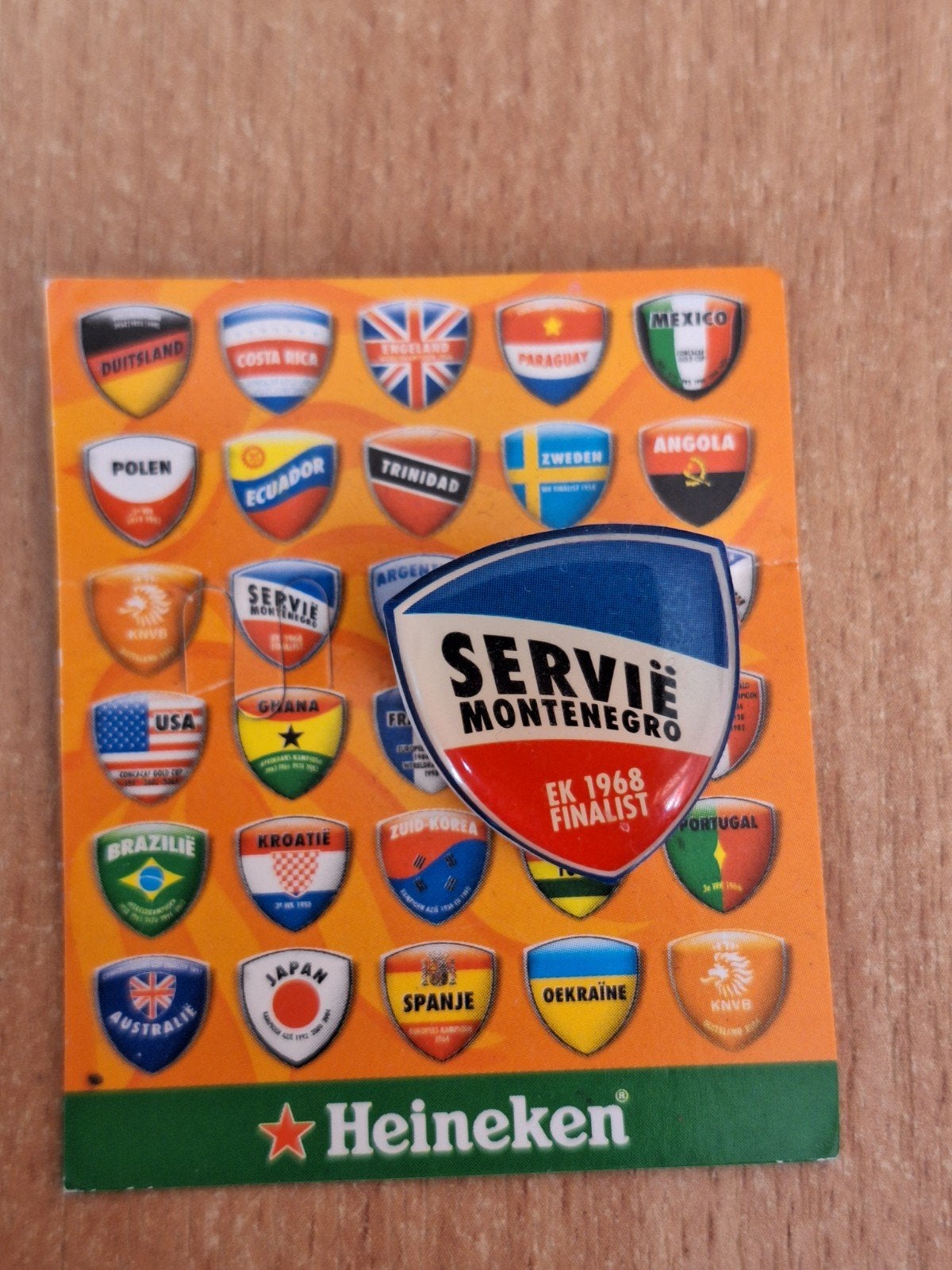 Heineken WK speeldje 2006 SERVIË, Verzamelen, Ophalen of Verzenden, Nieuw, Overige typen