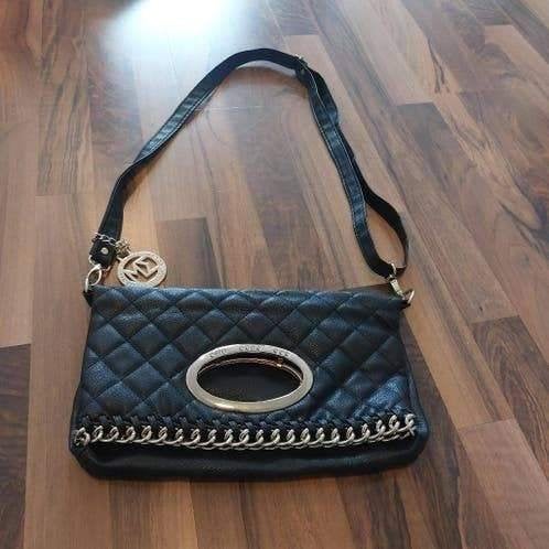 Zwarte tas van J&D Paris, 32x19cm/32x37cm, Sieraden, Tassen en Uiterlijk, Tassen | Damestassen, Ophalen of Verzenden, Zo goed als nieuw