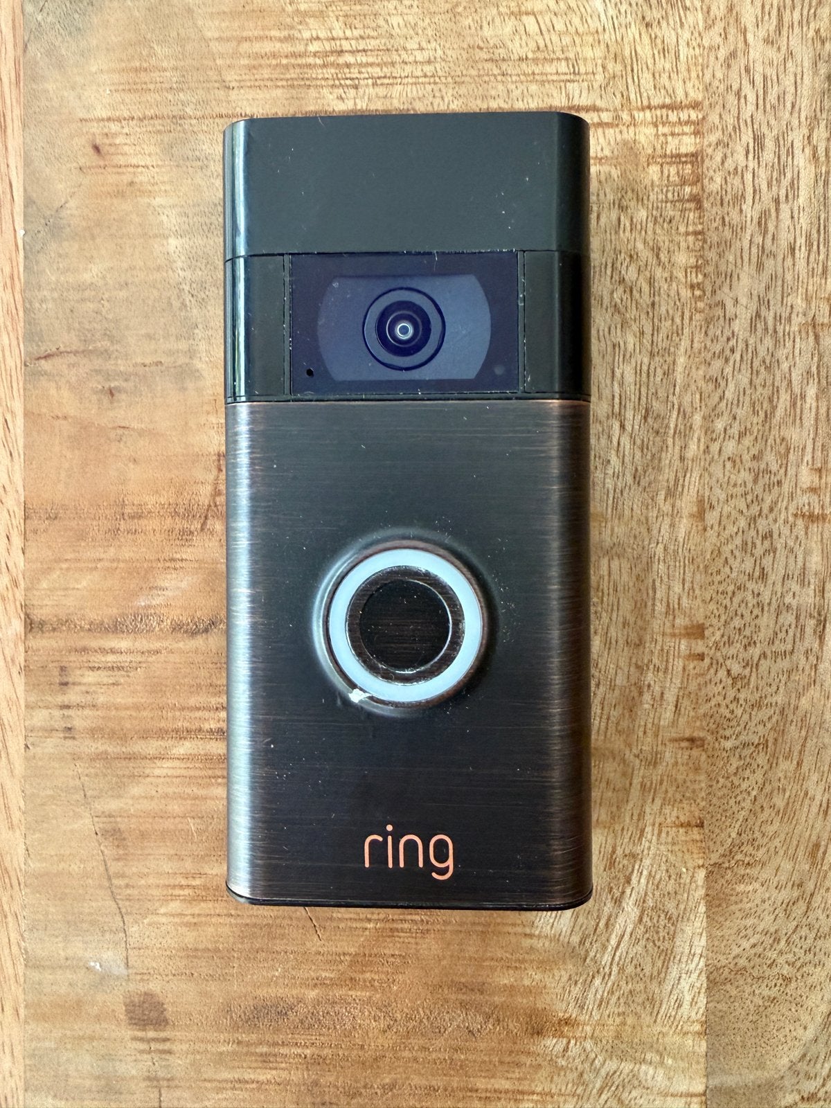 Ring Video Deurbel - Camera, Ophalen of Verzenden, Bewegingsdetectiesensor, Zo goed als nieuw, Draadloos