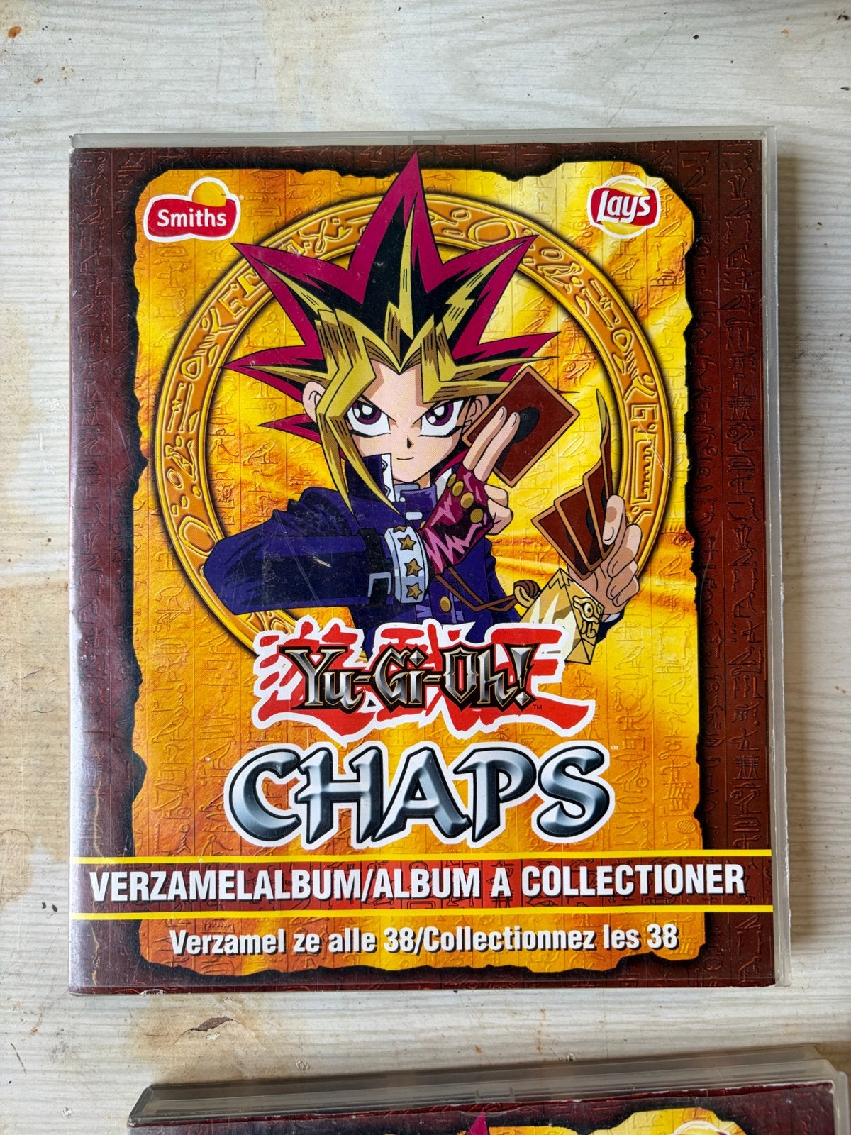 Yu-Gi-Oh! Yu gi oh Chaps verzamelalbum met 38 Chaps 2x, Verzamelen, Speelgoed, Ophalen of Verzenden, Gebruikt