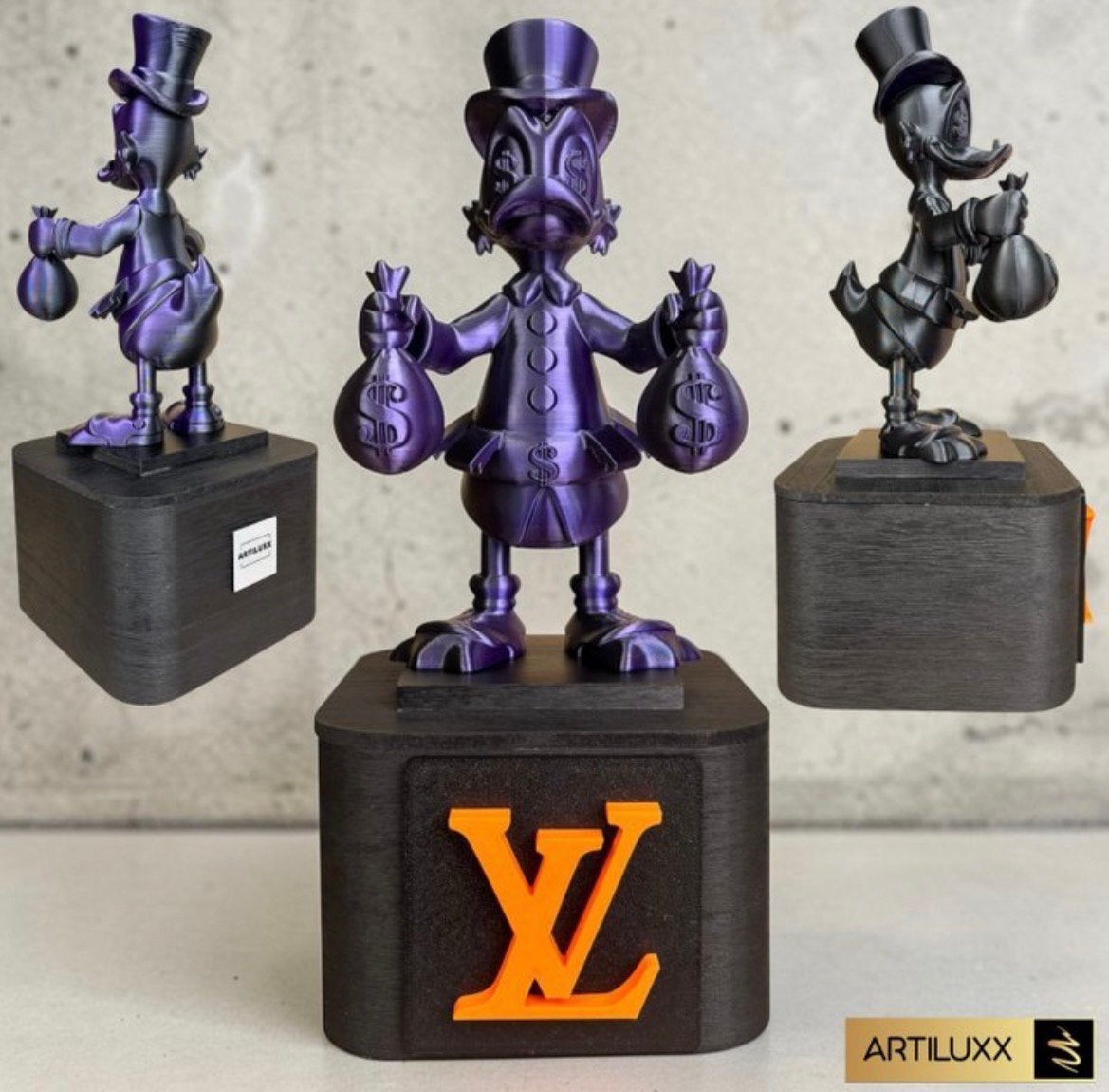 Artiluxx Dagobert Duck Scrooge by Louis Vuitton, Ophalen of Verzenden