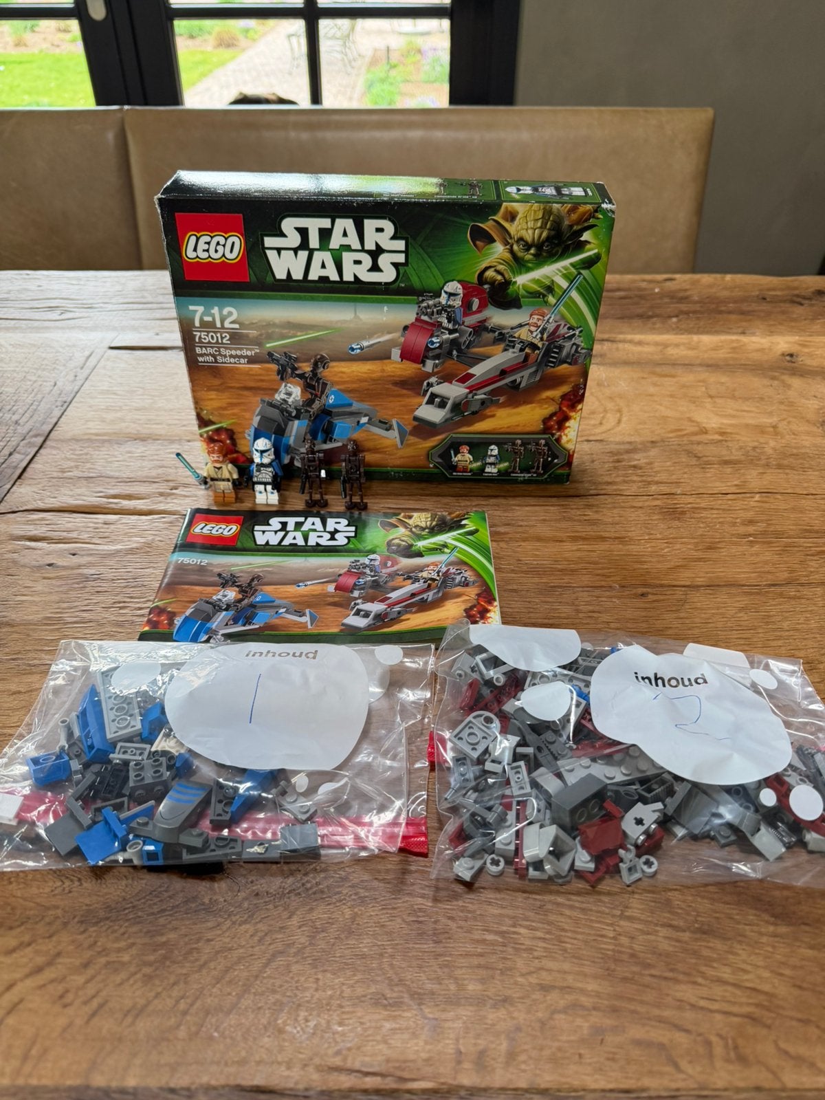Lego star wars set 75012 barc speeder with sidecar compleet, Star Wars, Lego, Ophalen of Verzenden, Zo goed als nieuw