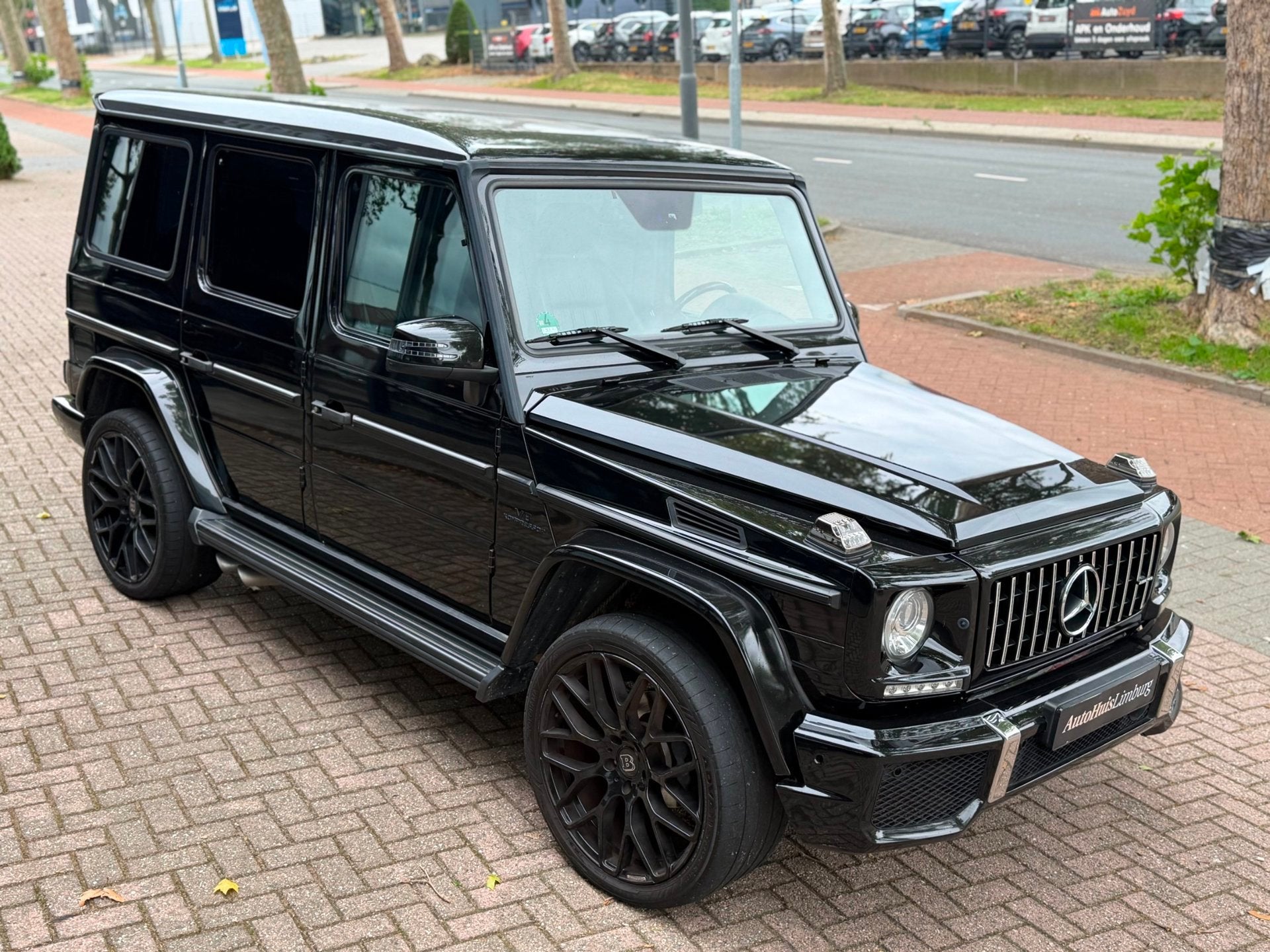 Mercedes-Benz G-klasse 500 St.Wagon|V8|AMG Zwart-Zwart|G55 U, Auto's, Automaat, Gebruikt, G-Klasse, Zwart