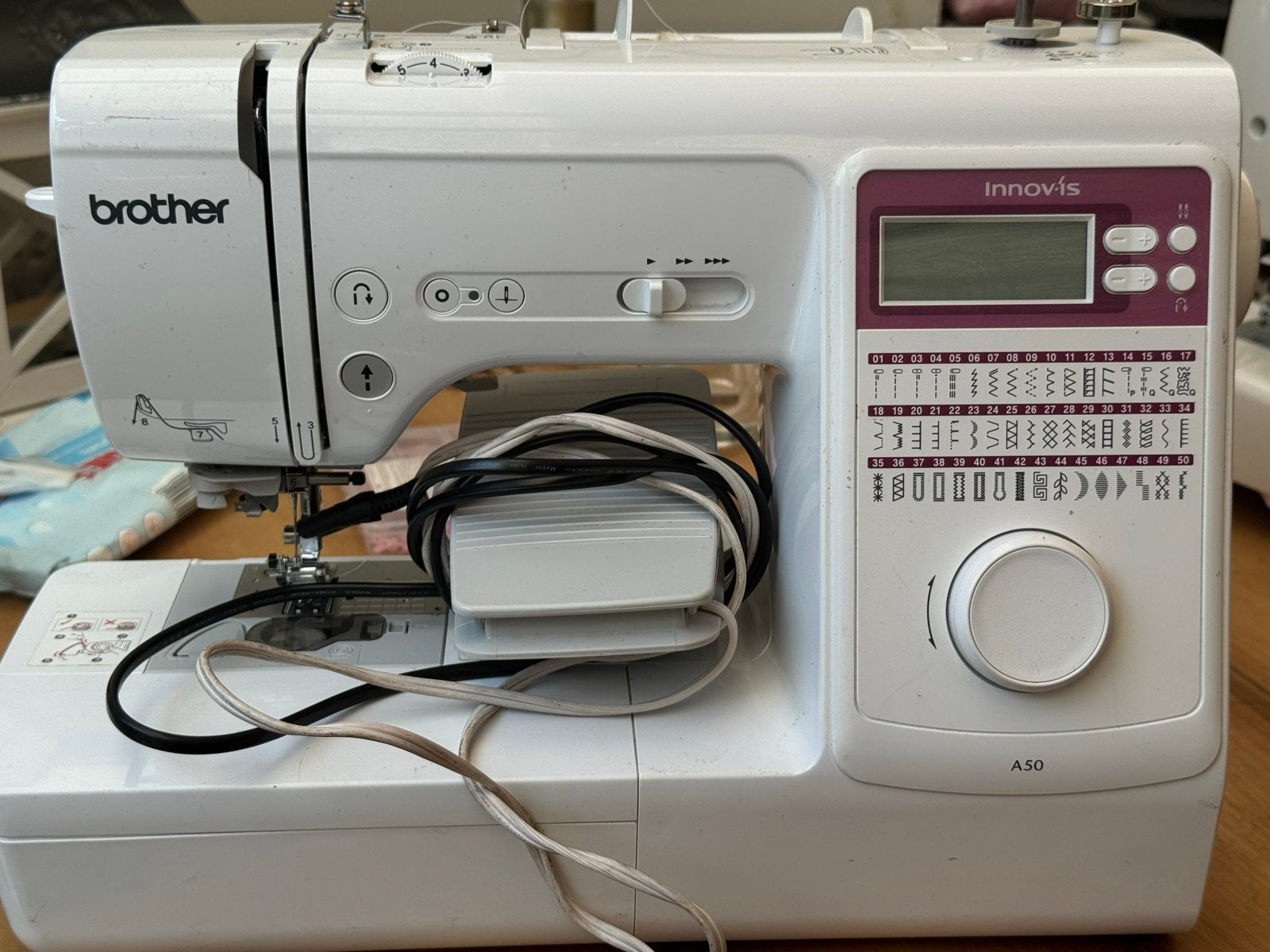 Brother Innov-is A50 Naaimachine - Elektronisch & Gebruiksvr, Ophalen of Verzenden, Nieuw, Naaimachine, Brother