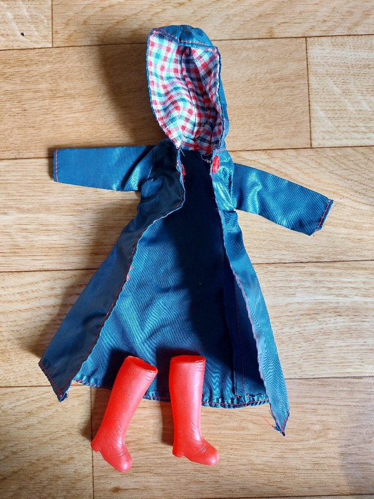 Vintage Fleur regenjas met laarzen, Ophalen of Verzenden, Gebruikt, Kleertjes