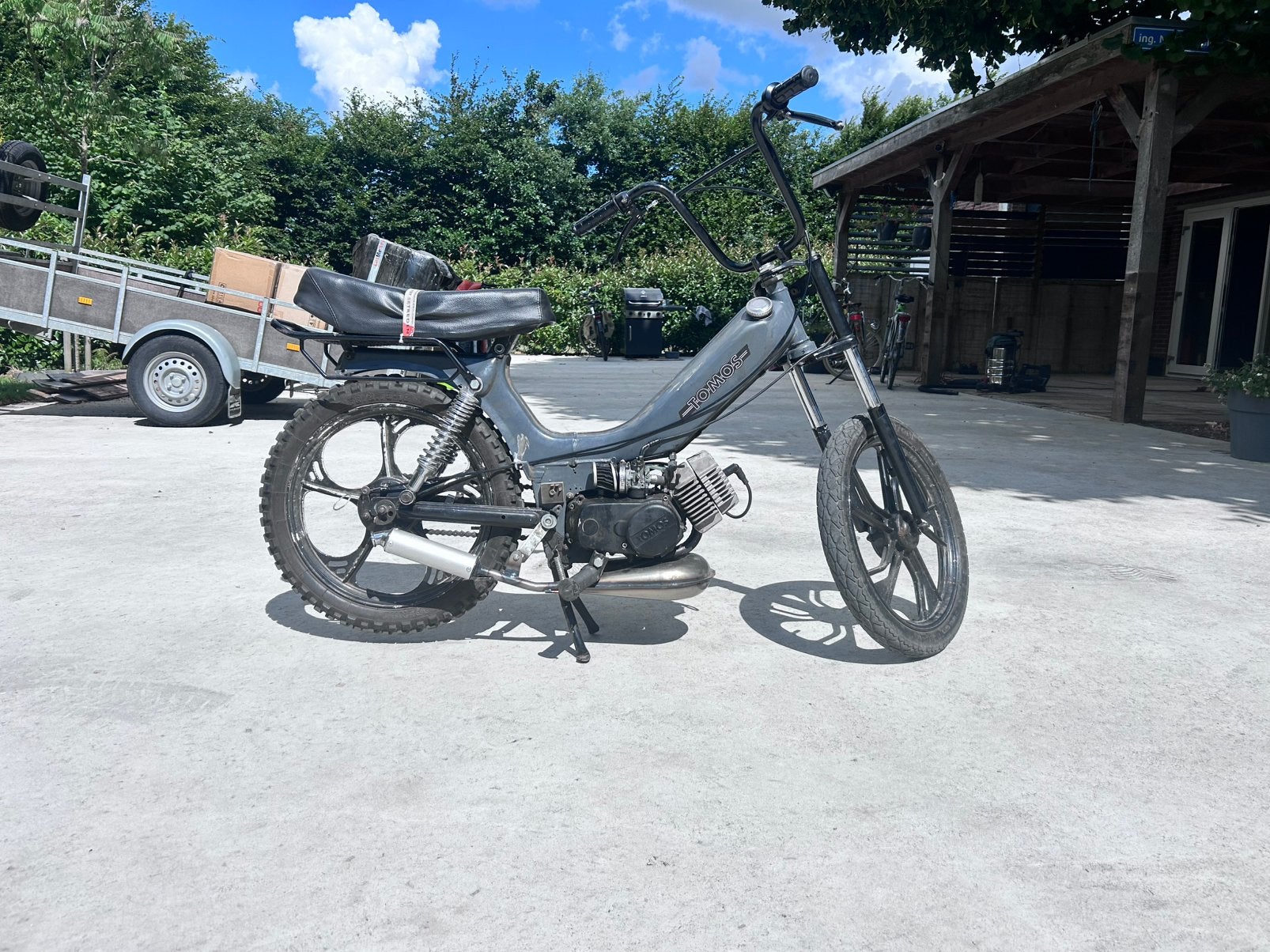 Cross tomos 50cc, Fietsen en Brommers, Brommers | Tomos, Ophalen of Verzenden, Gebruikt, Standard