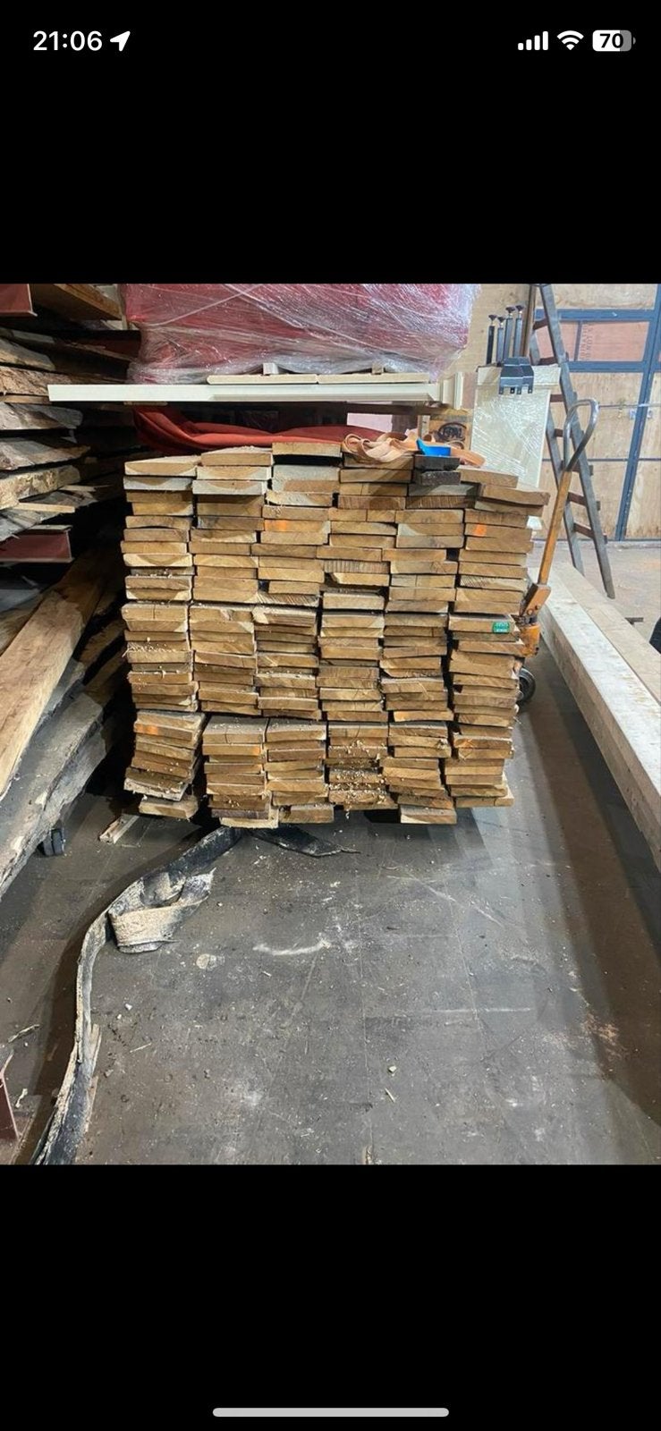 Eiken planken 2000x100/150x28 mm, Doe-het-zelf en Verbouw, Hout en Planken, Ophalen, Gebruikt, 25 tot 50 mm, Eiken