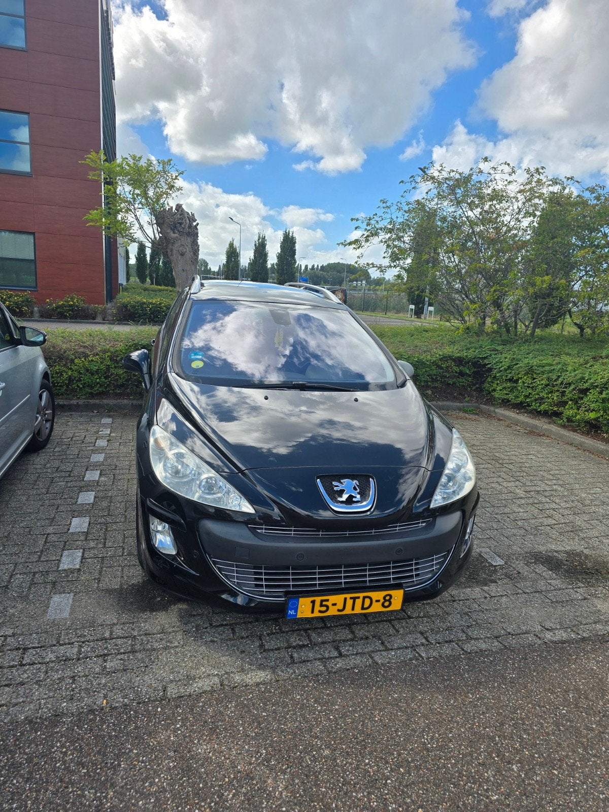 Peugeot 2e eigenaar!!!, Auto's, Voorwielaandrijving, Euro 6, Zwart, Leder