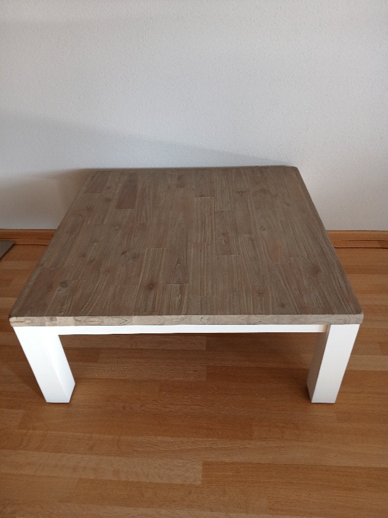salontafel en T.V. meubel, Ophalen, Landelijk modern, 100 tot 150 cm, Vierkant