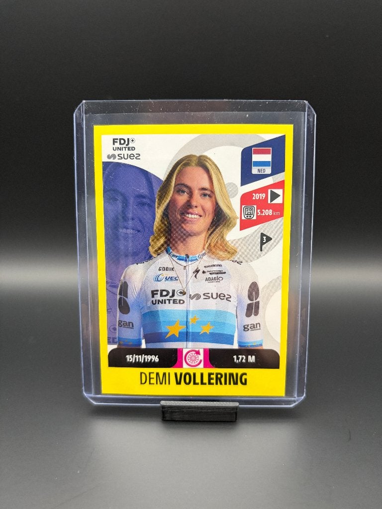 Demi Vollering Panini Tour de France 2026 Sticker FDJ, Verzenden, Zo goed als nieuw, Overige sporten, Poster, Plaatje of Sticker