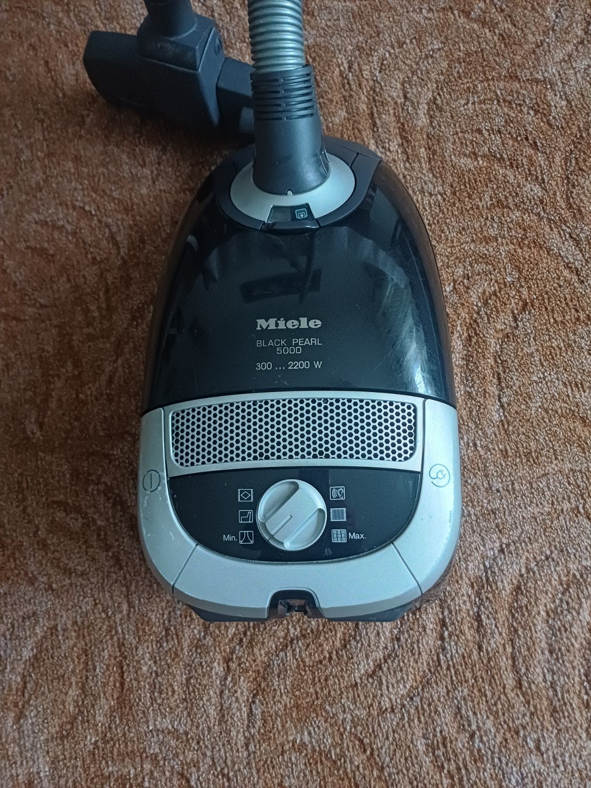 Miele Black Pearl 5000 stofzuiger - 2200W, Stofzak, Gebruikt, Inclusief accessoires, Ophalen of Verzenden