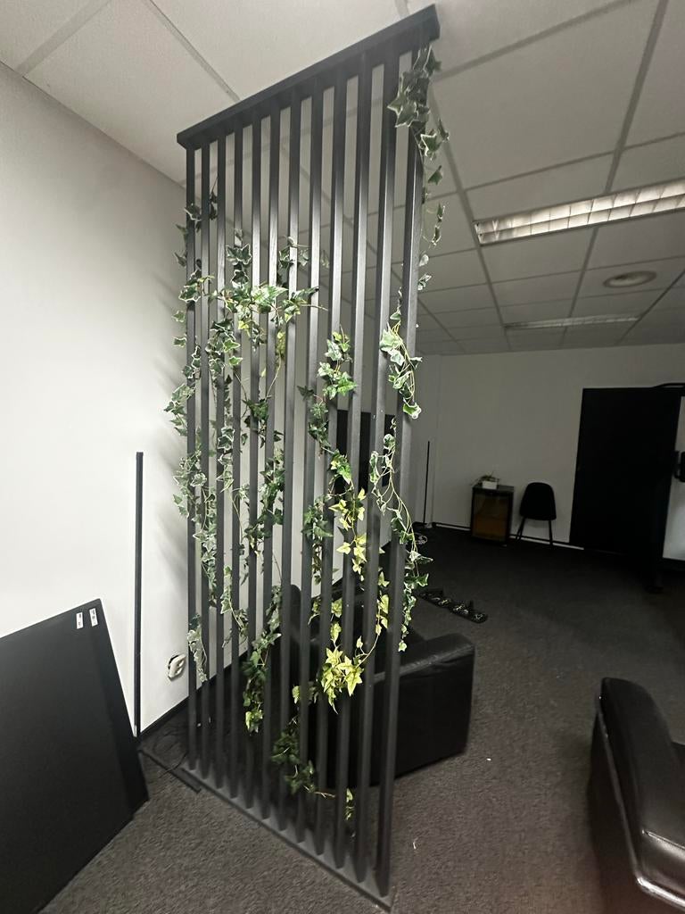 Stijlvolle Roomdivider met Kunstplanten, Huis en Inrichting, Woonaccessoires | Kamerschermen, Ophalen, Gebruikt