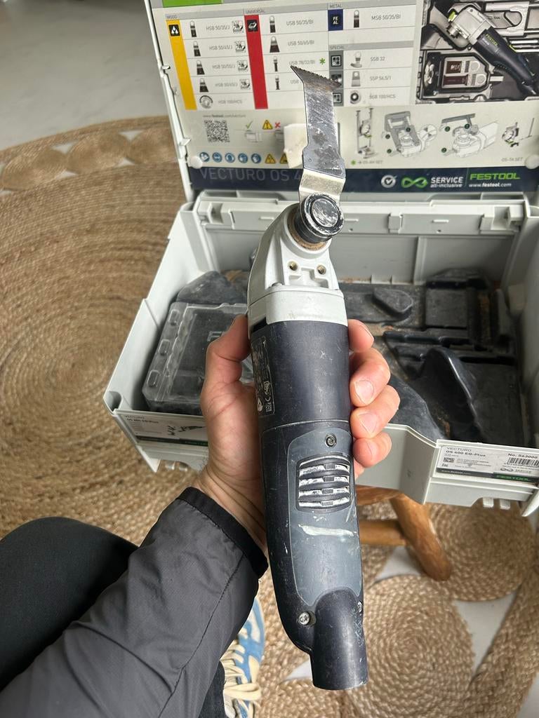 Festool Vecturo OS 400 Multitool met accessoires, Ophalen of Verzenden, Gebruikt