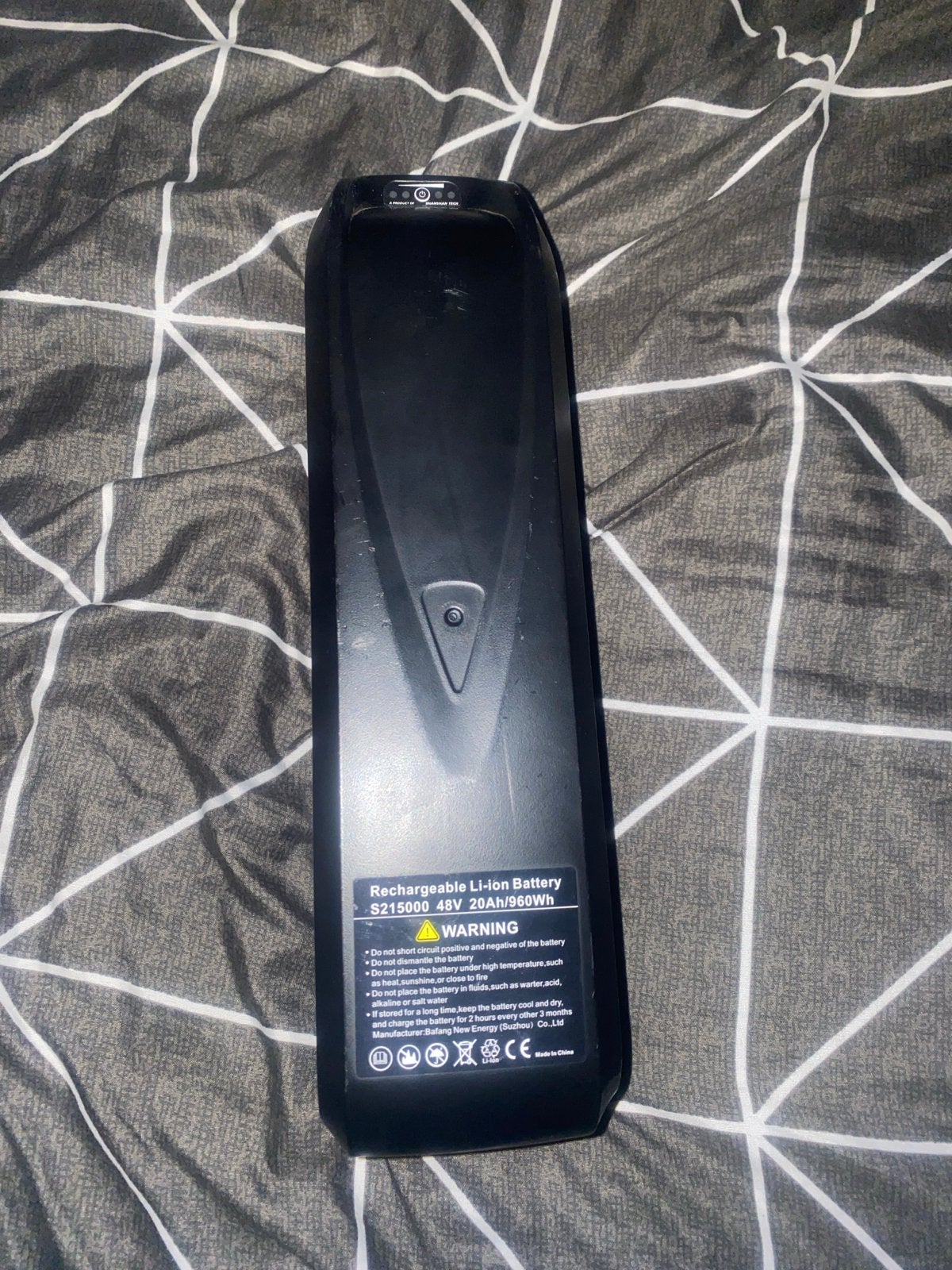 Oplaadbare Li-ion Batterij 48V 20Ah 960Wh, Ophalen of Verzenden, Gebruikt