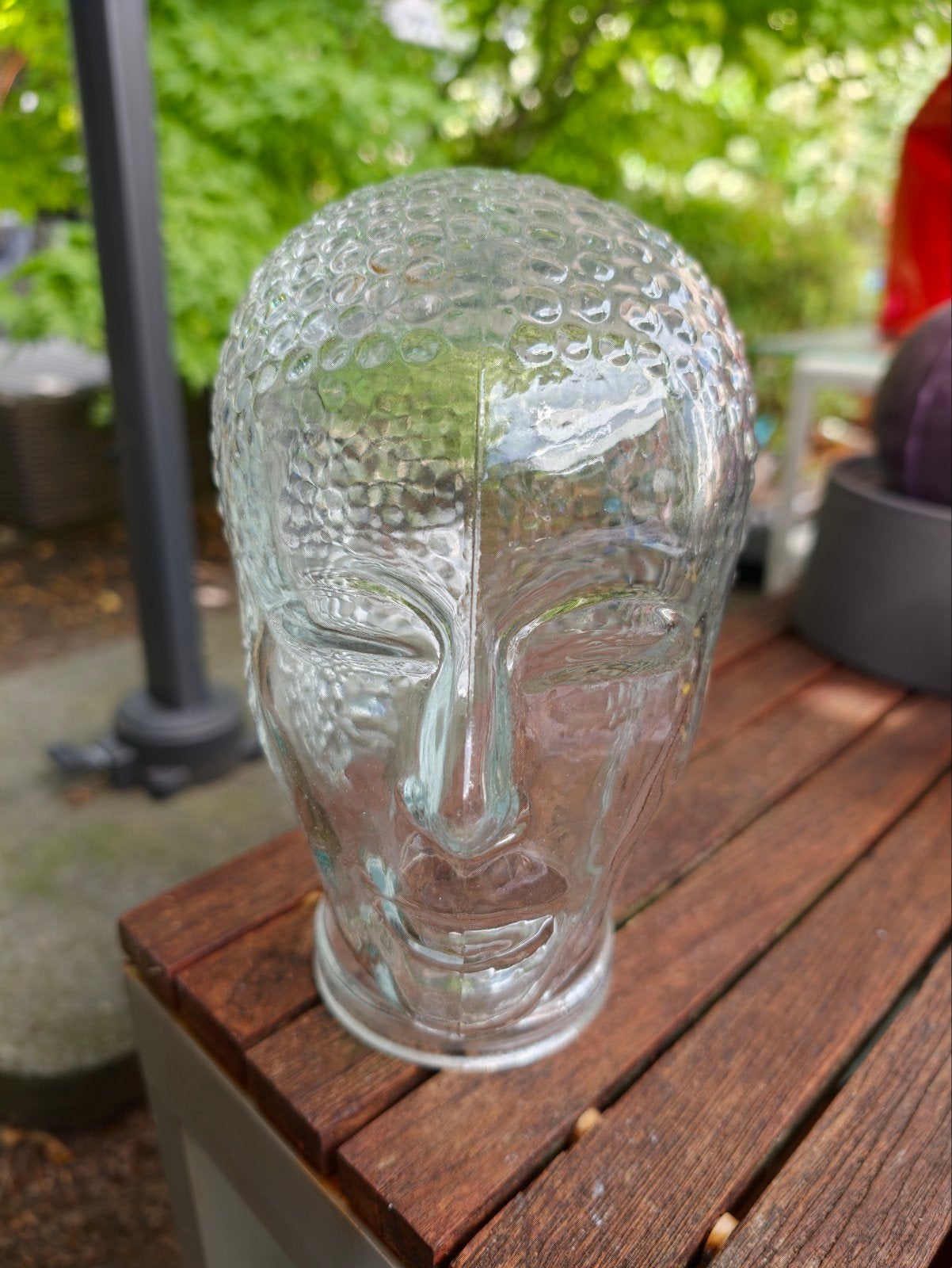 Glazen Hoofd Mannequin - Transparant, Ophalen of Verzenden