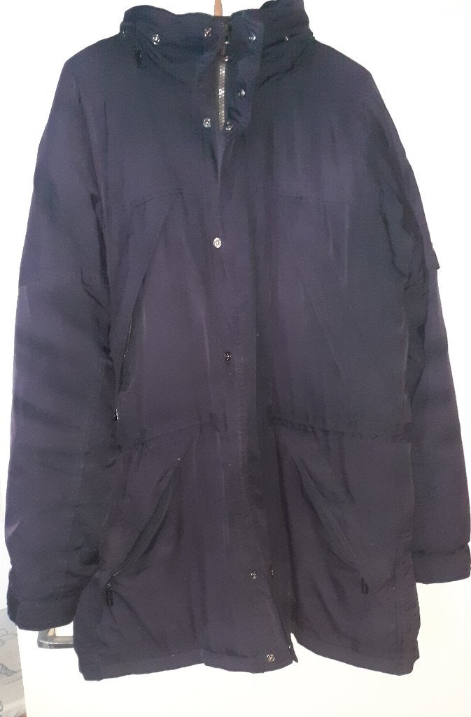 Heren winterjas parka wellensteyn maat L, Maat 52/54 (L), Blauw, Wellensteyn, Ophalen of Verzenden